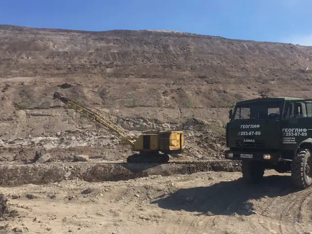 Полевые исследования грунтов на карьерной площадке